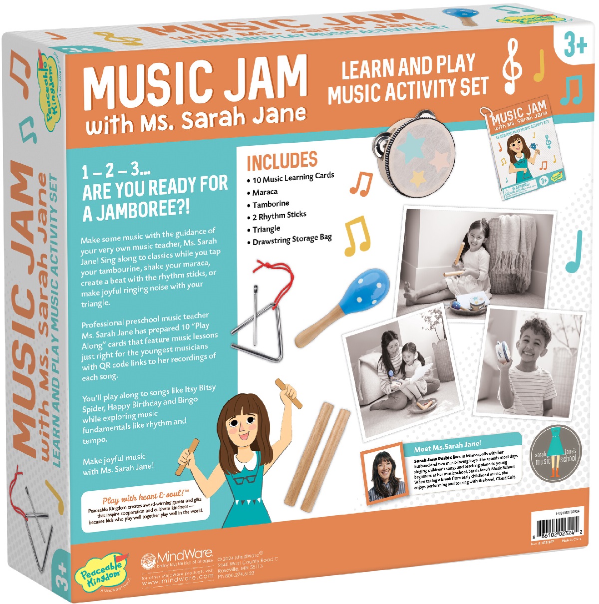Set de instrumente muzicale din lemn: Music Jam
