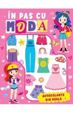 Coperta cărții 'În pas cu moda. Autocolante din pâslă'