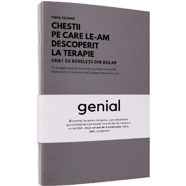 Set de 3 caiete geniale: Exorcizari pe hartie