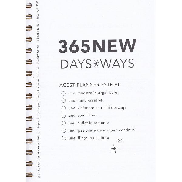 Planner anual: 365 days. Plant Seeds