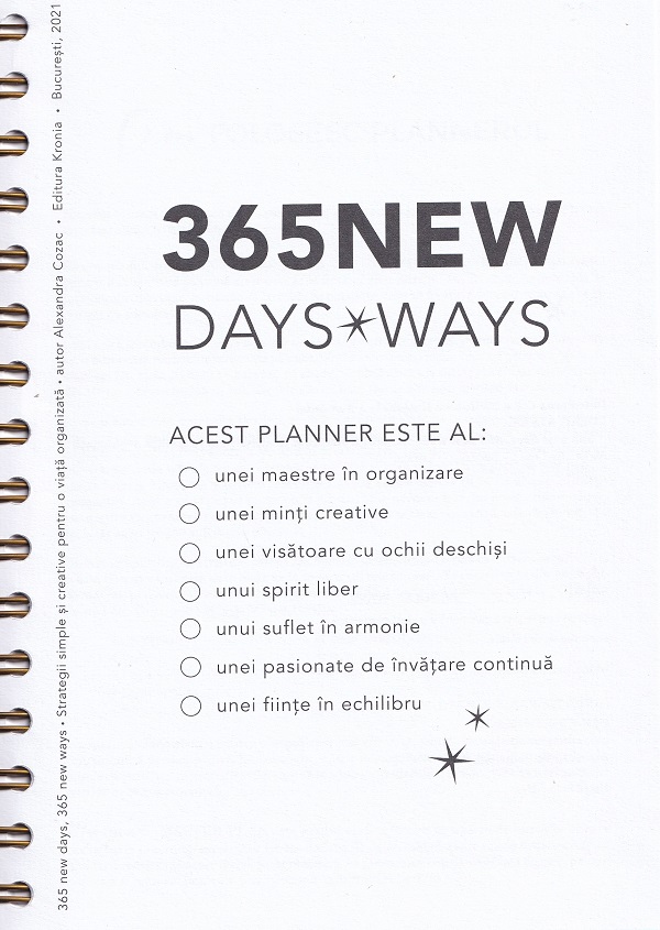 Planner anual: 365 days. Plant Seeds