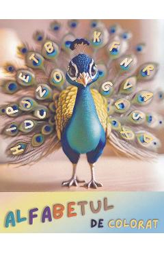 Coperta cărții 'Alfabetul de colorat'