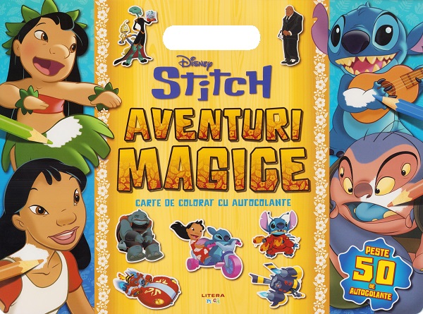 Disney. Stitch: Aventuri magice. Carte de colorat cu autocolante
