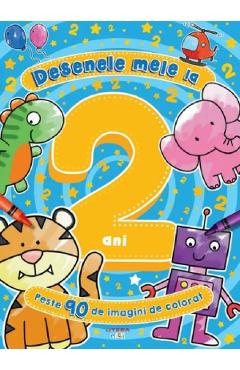 Poza produsului Desenele mele la 2 ani. Peste 90 de imagini de colorat
