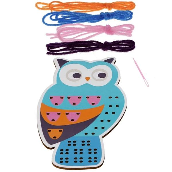 Joc de cusut: Bufnita. Learn to Sew: Owl