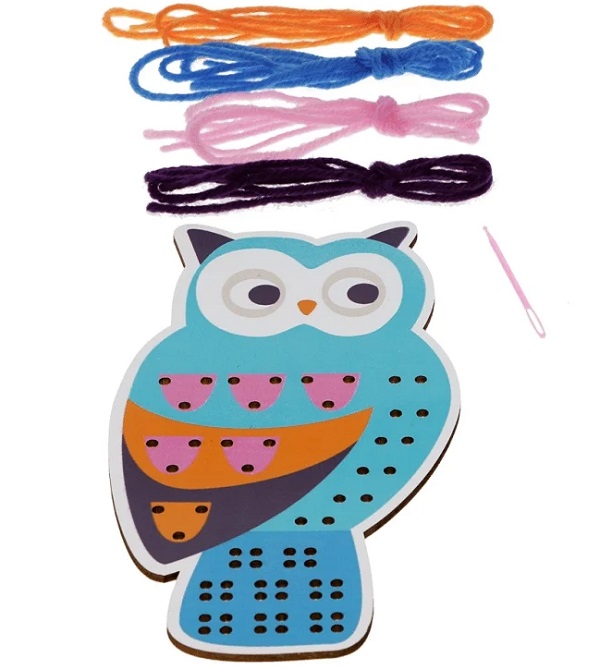 Joc de cusut: Bufnita. Learn to Sew: Owl