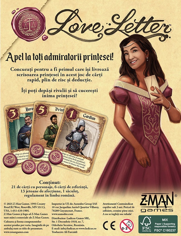 Joc de societate. Love Letter