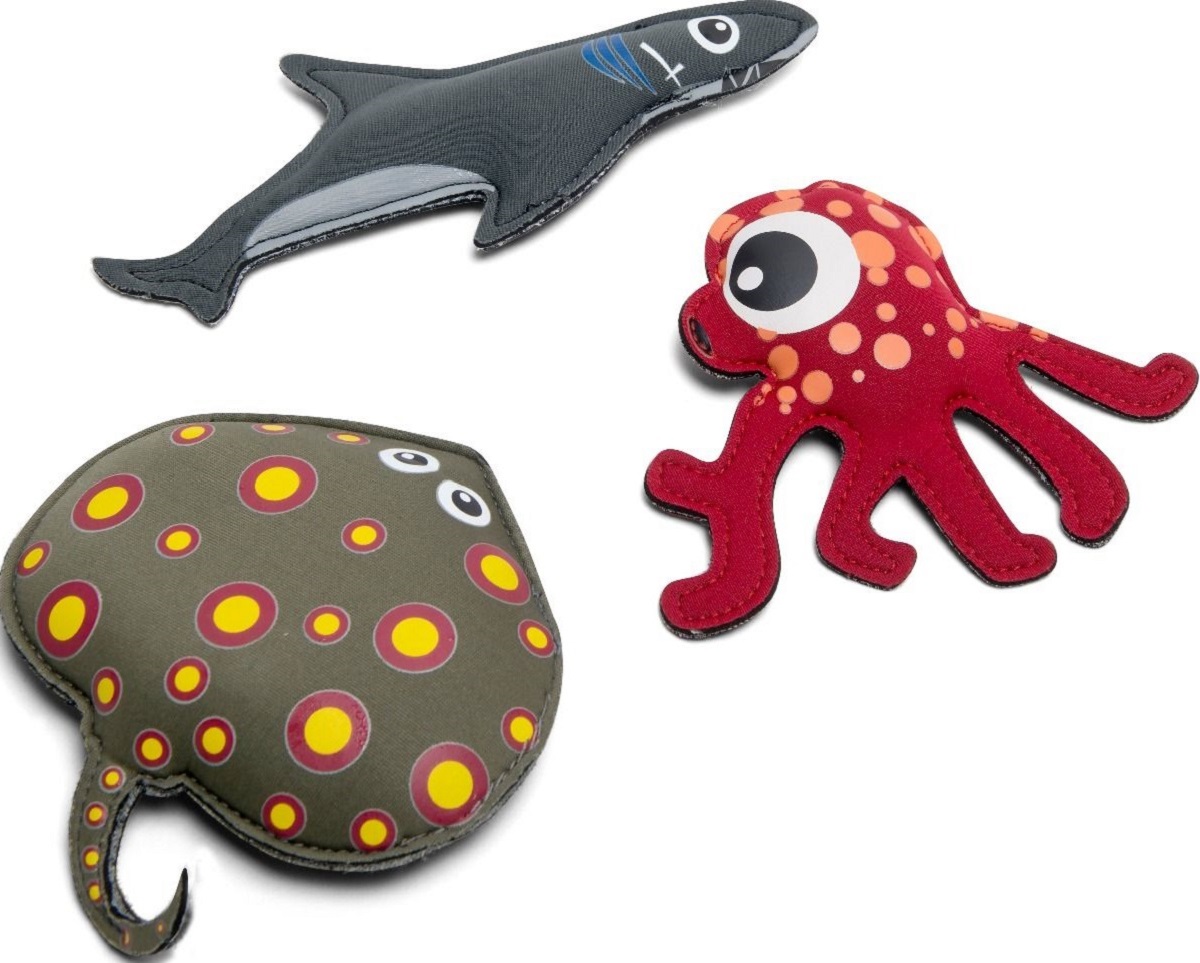 Set pentru scufundari: Rechin, caracatita si pisica de mare