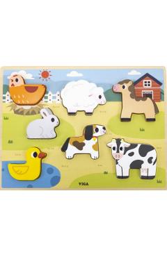 Poza produsului Puzzle senzorial: Ferma