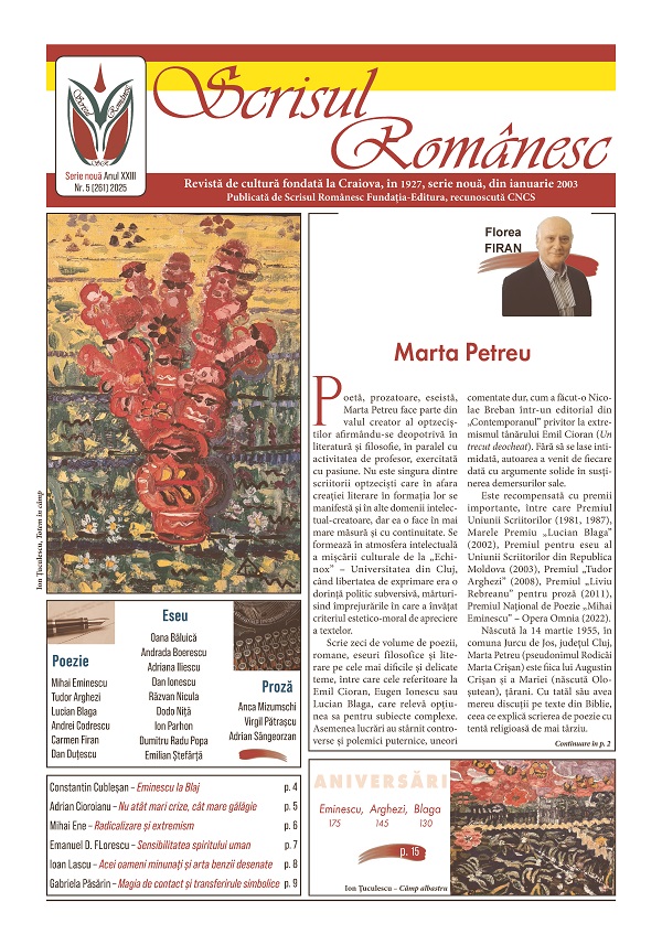 Revista Scrisul Romanesc Nr.5 din 2025