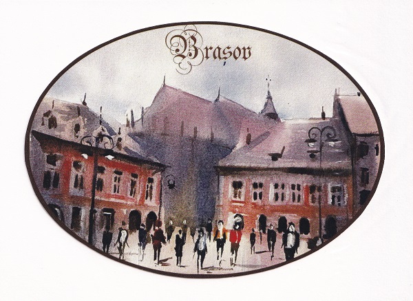 Reproducere pe carton alb: Piata Sfatului Nr.2