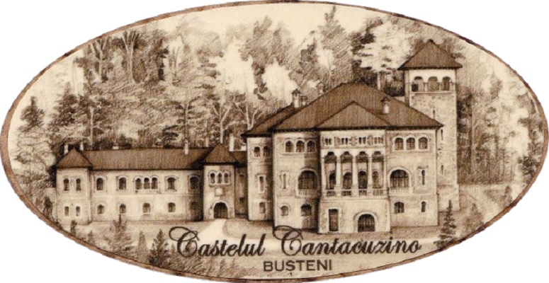 Magnet oval: Castelul Cantacuzino. Bobei Art