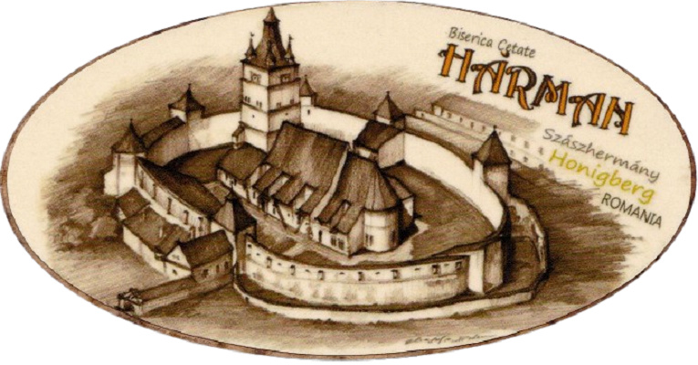 Magnet oval: Biserica Cetate Harman. Bobei Art