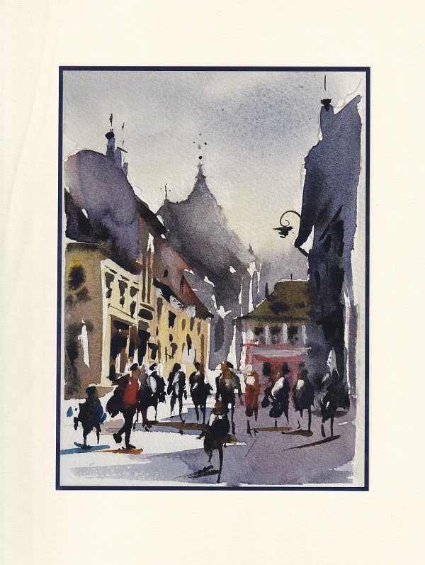 Reproducere pe carton mare alb. Brasov Nr.3