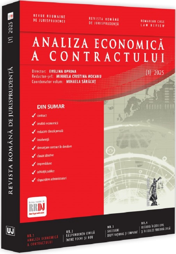 Revista Romana de Jurisprudenta Nr.1 din 2025