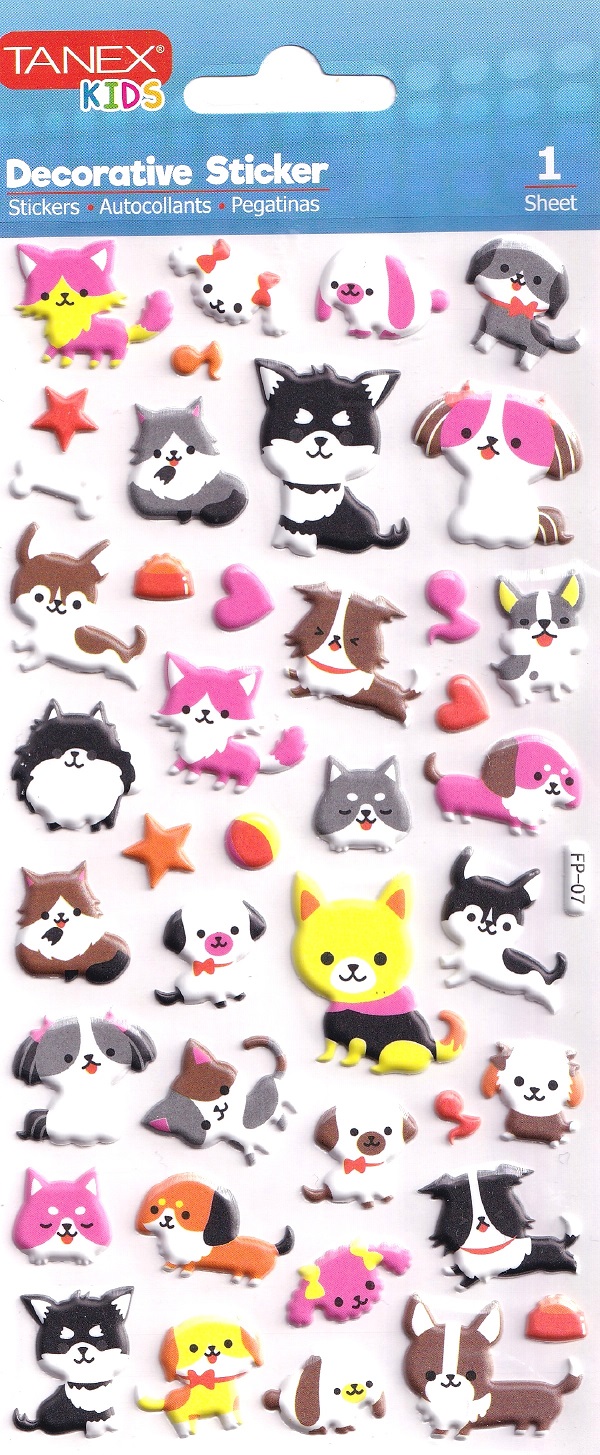 Stickere decorative. Puffy pets