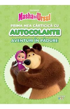 Poza produsului Masha si Ursul. Aventuri in padure. Prima mea carticica cu autocolante