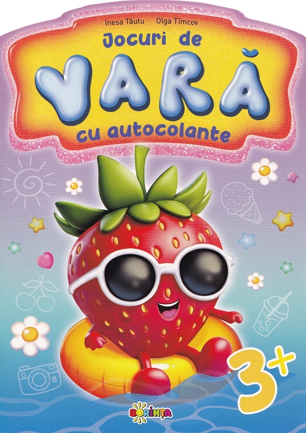 Jocuri de vara cu autocolante 3 ani+