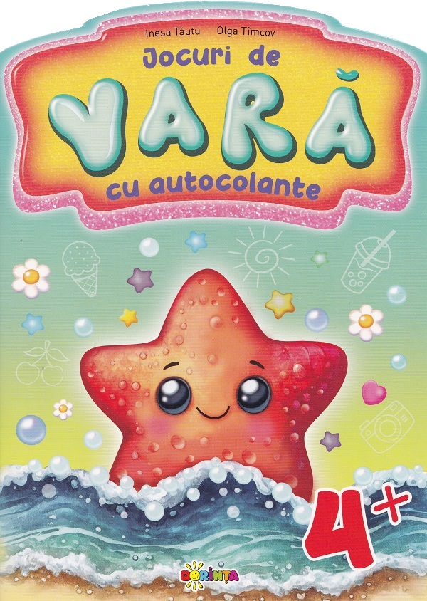 Jocuri de vara cu autocolante 4 ani+