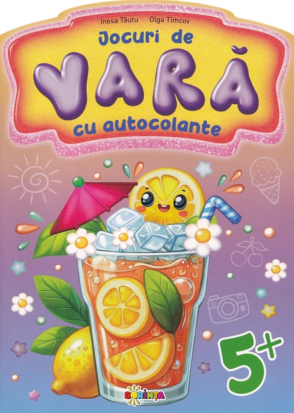 Jocuri de vara cu autocolante 5 ani+