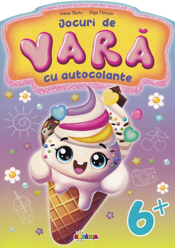 Jocuri de vara cu autocolante 6 ani+