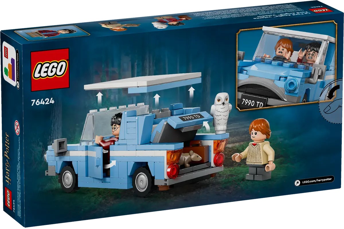 Lego Harry Potter. Ford Anglia zburator