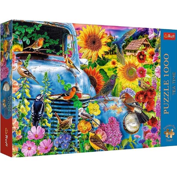 Puzzle 1000. Tea Time. Viata la tara, pasari cantatoare