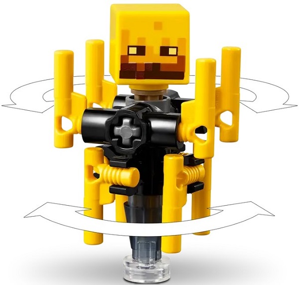 Lego Minecraft. Batalie deasupra lavei in Nether