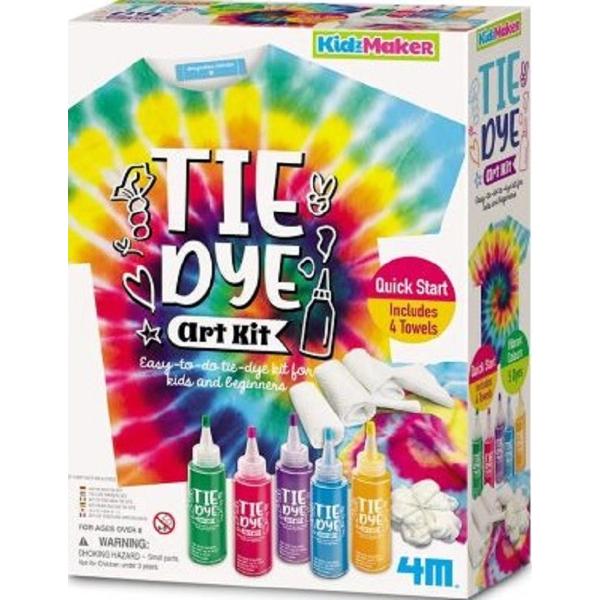 Set creativ: Coloreaza textile. Tie Dye Art