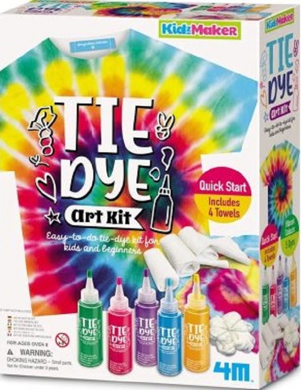 Set creativ: Coloreaza textile. Tie Dye Art