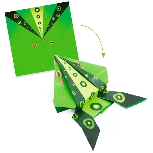 Joc creativ origami. Animale saltarete