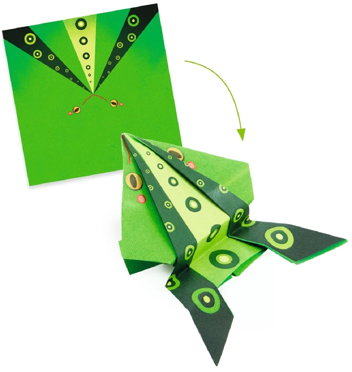 Joc creativ origami. Animale saltarete