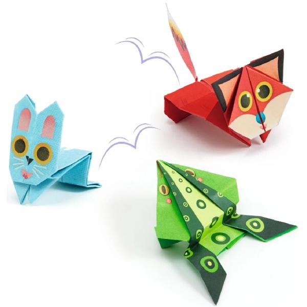 Joc creativ origami. Animale saltarete