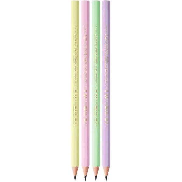 Set 12 creioane grafit HB fara guma