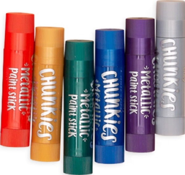 Set 6 creioane tempera solida Chunkies