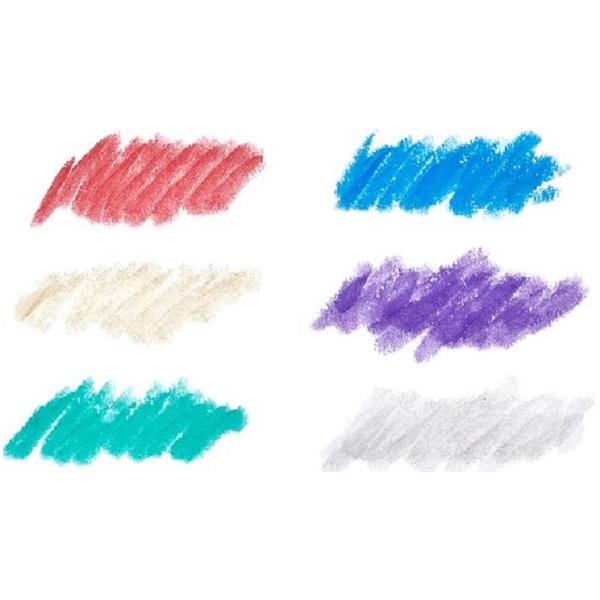 Set 6 creioane tempera solida Chunkies