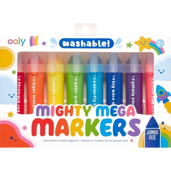 Set 8 carioci lavabile cu varf triunghiular