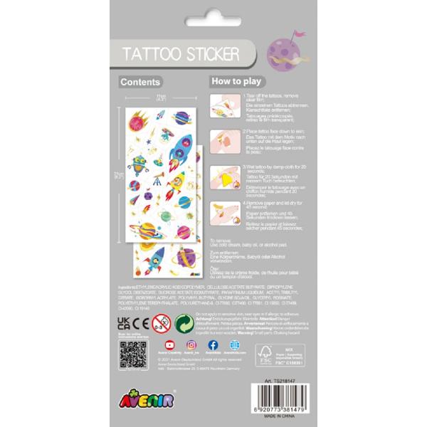 Set tatuaje lavabile. Spatiu