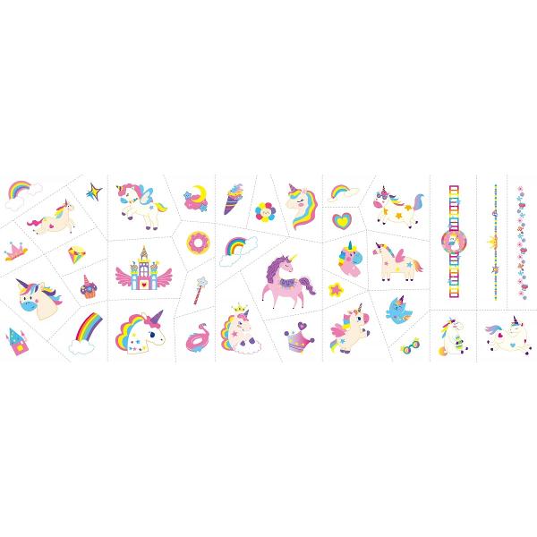 Stickere pentru unghii si tatuaje. Unicorni