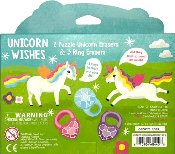 Set radiere parfumate. Unicorni