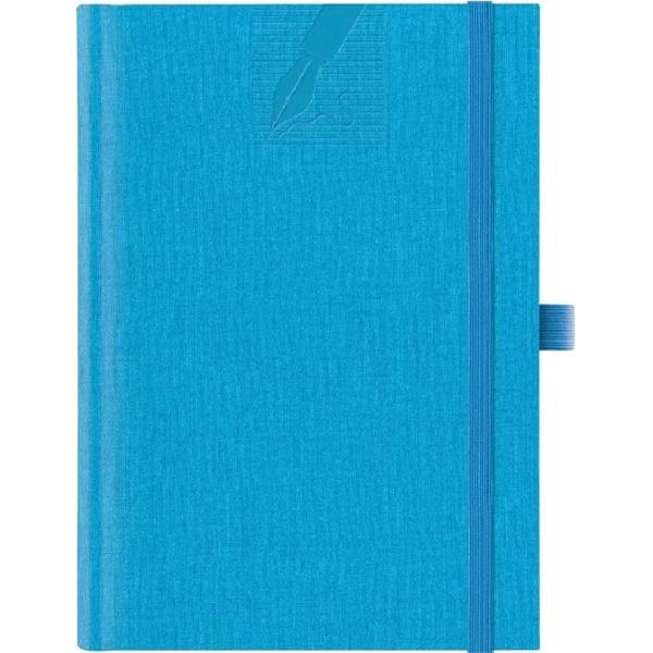 Agenda A5 nedatata. Bleu