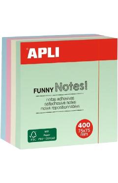 Imaginea produsului 'Cub notițe adezive. Culori pastel'