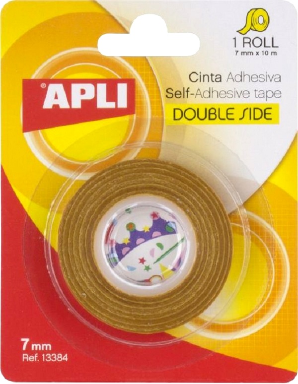 Banda dublu adeziva 7 mm x 10 m. Apli