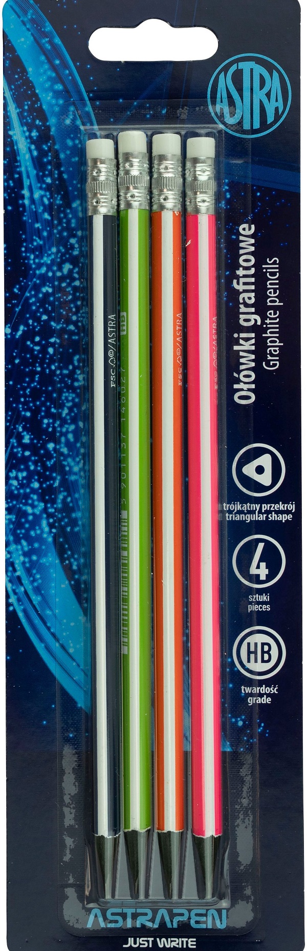 Set 4 creioane grafit Zenith