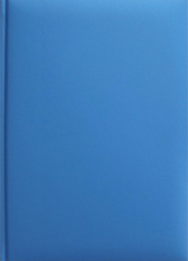 Agenda A5 nedatata. Bleu