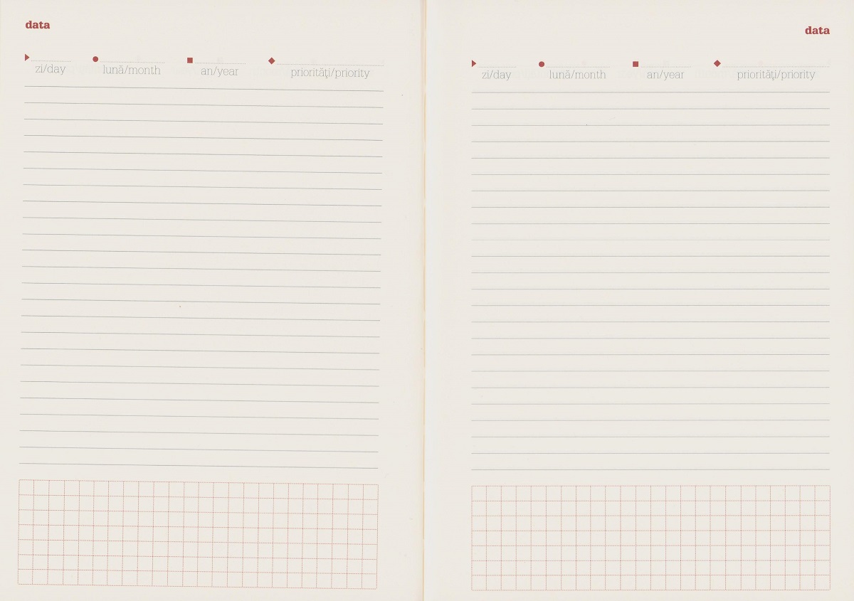 Agenda A5 nedatata. Rosie