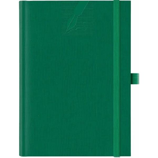 Agenda A5 nedatata. Verde