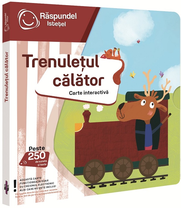 Carte interactiva. Raspundel Istetel: Trenuletul calator