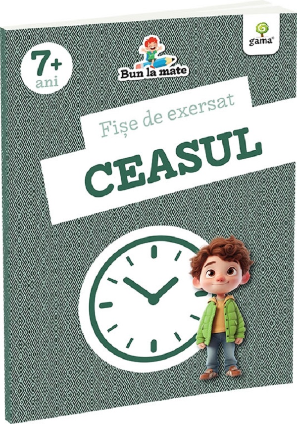 Fise de exersat. Ceasul. Bun la mate 7 ani+