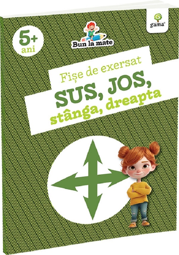 Fise de exersat. Sus, jos, stanga, dreapta. Bun la mate 5 ani+